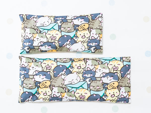 Beansprout Husk Pillow - Purrfect Cats (Traveller)