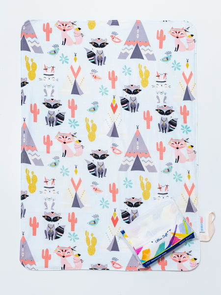 Waterproof Changing Mat - Teepee Fox