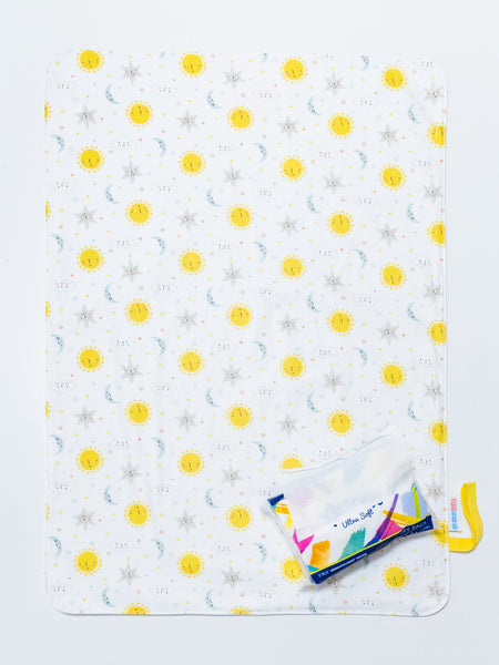 Waterproof Changing Mat - Sun Moon Stars