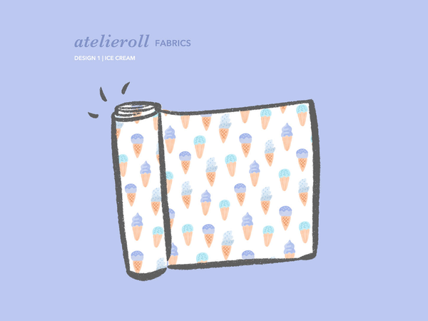 Waterproof Changing Mat - Ice Cream