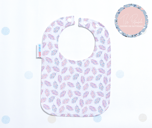 Baby Bib - Pastel Ferns