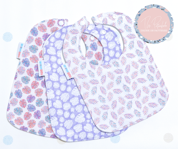 Baby Bib - Pastel Ferns