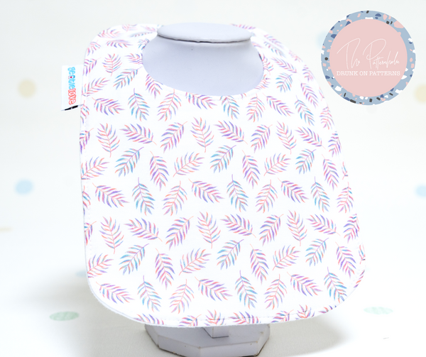 Baby Bib - Pastel Ferns