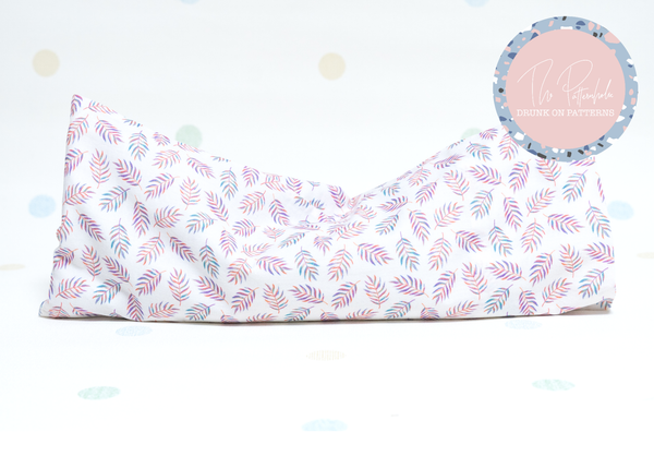 Beansprout Husk Pillow - Pastel Ferns