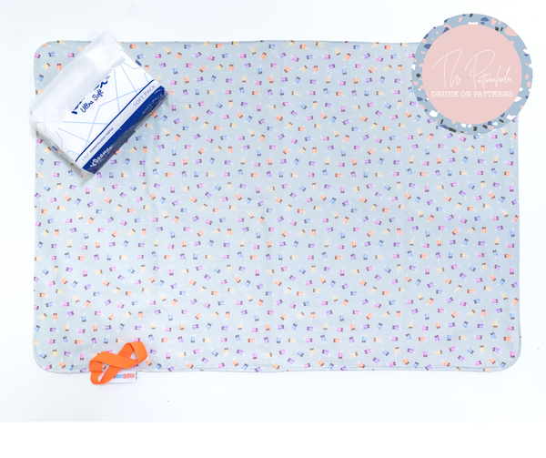 Waterproof Changing Mat - Bubble Tea is Love (Large)