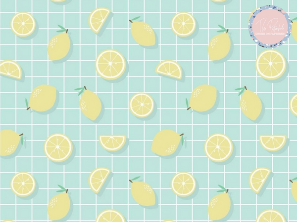 Waterproof Changing Mat - Lemon Party