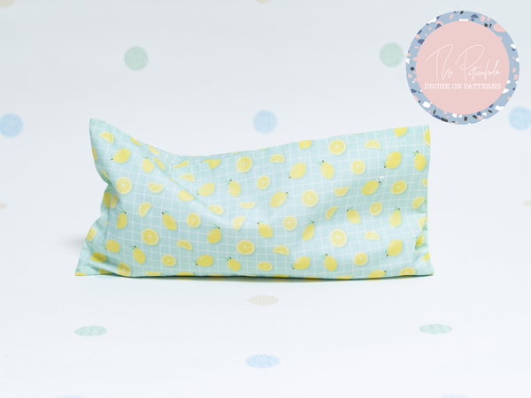 Beansprout Husk Pillow - Lemon Party