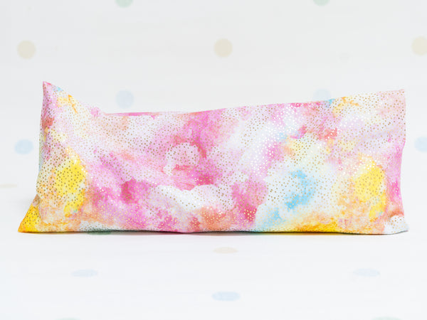Beansprout Husk Pillow - Rainbow Sparkles