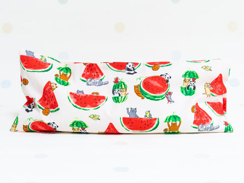 (BACKORDER) Beansprout Husk Pillow - Watermelon Party
