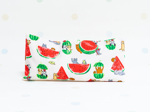 Beansprout Husk Pillow - Watermelon Party (Traveller)