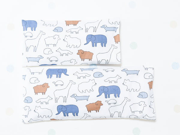 Beansprout Husk Pillow - Animals Nursery