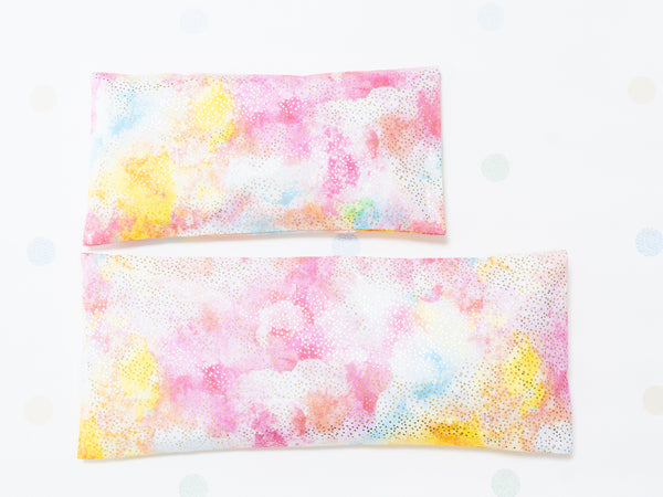 Beansprout Husk Pillow - Rainbow Sparkles