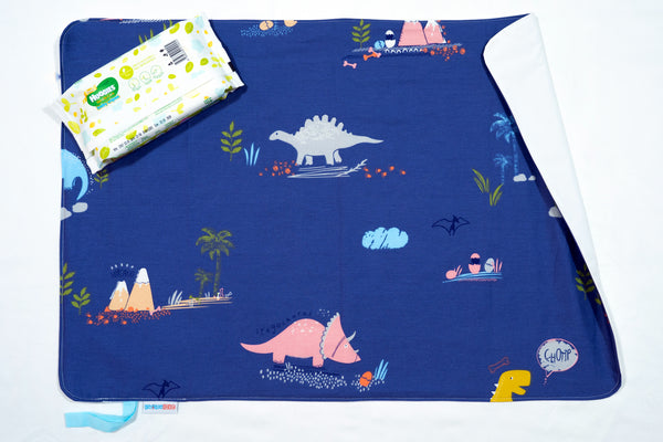 Waterproof Changing Mat - Volcanic Dinosaurs