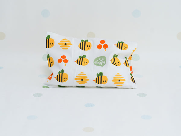Beansprout Husk Pillow - Buzzing Bee (Handy)