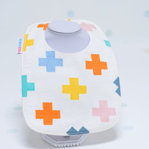 Baby Bib - Modern Cross Plus