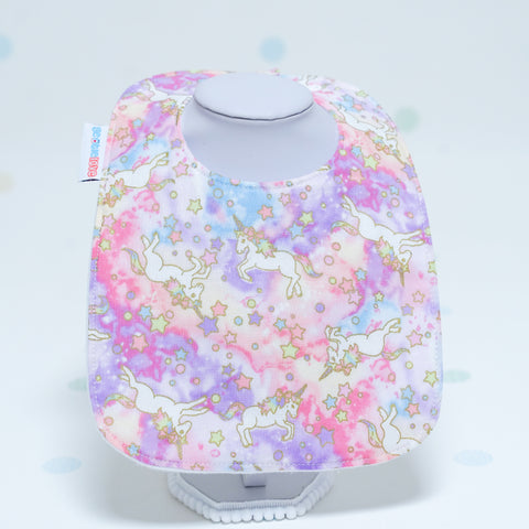 Baby Bib - Glittery Unicorns