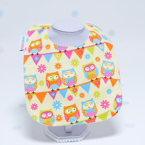 Baby Bib - Festive Owls