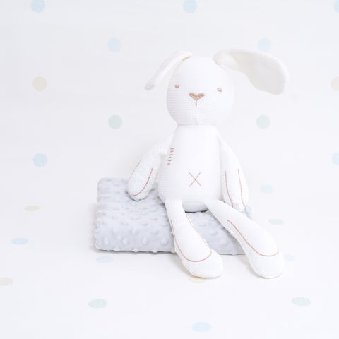 Cotton Plush Bunny - White