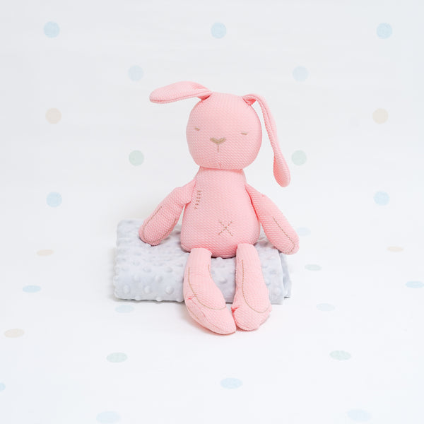 Cotton Plush Bunny - Pink