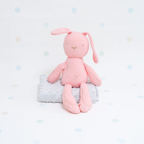 Cotton Plush Bunny - Pink
