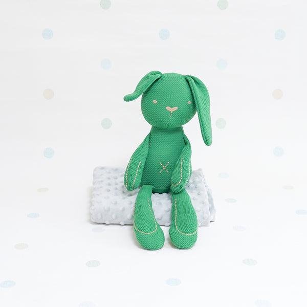 Cotton Plush Bunny - Green
