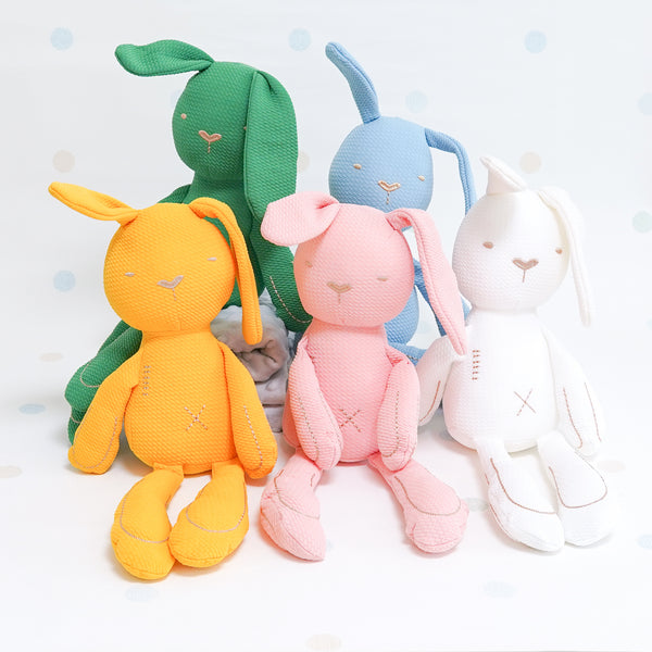 Cotton Plush Bunny - Yellow