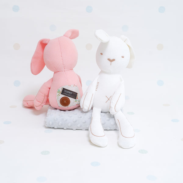 Cotton Plush Bunny - Pink