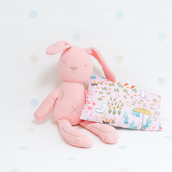 Cotton Plush Bunny - Pink