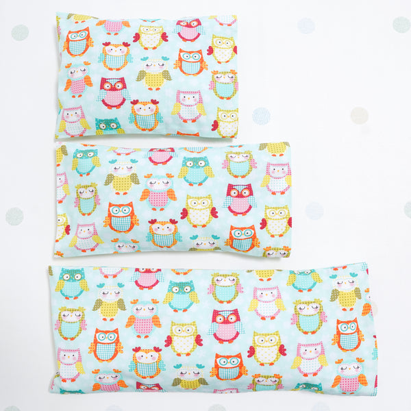 Beansprout Husk Pillow - Playtime Owls