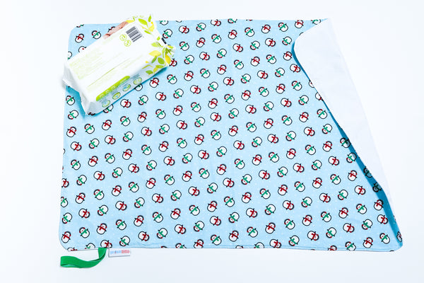 Waterproof Changing Mat - Snowy Penguins