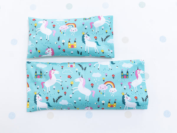 Beansprout Husk Pillow - Unicorns Rainbows (Handy)