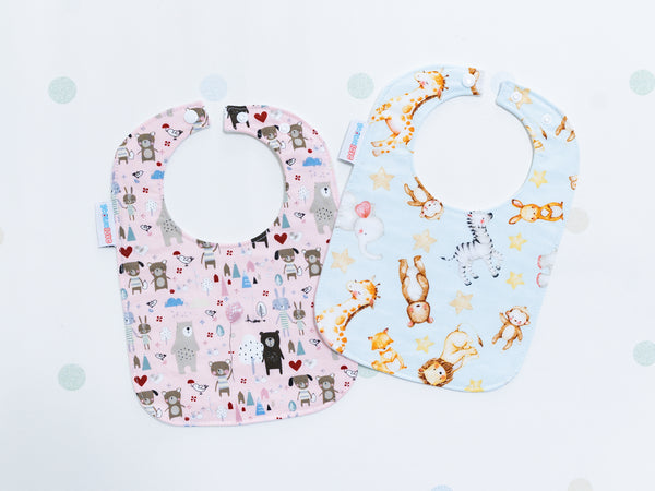 Baby Bib - Happy Little Friends
