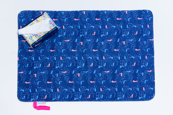Waterproof Changing Mat - Meadow Bunnies