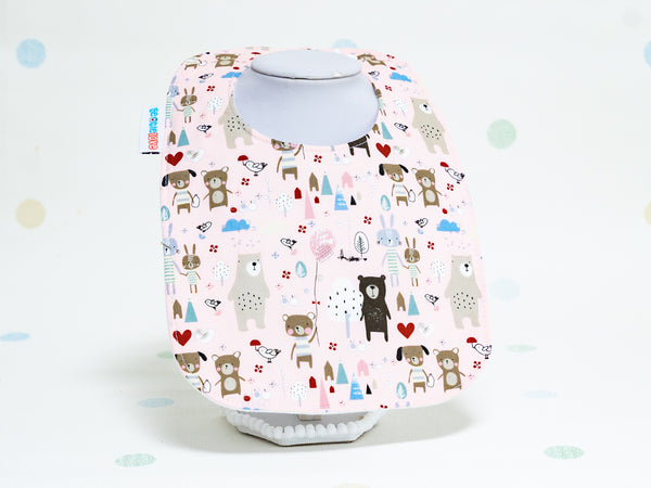 Baby Bib - Happy Little Friends