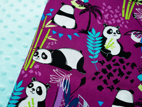 Minky Blanket - Leisure Panda