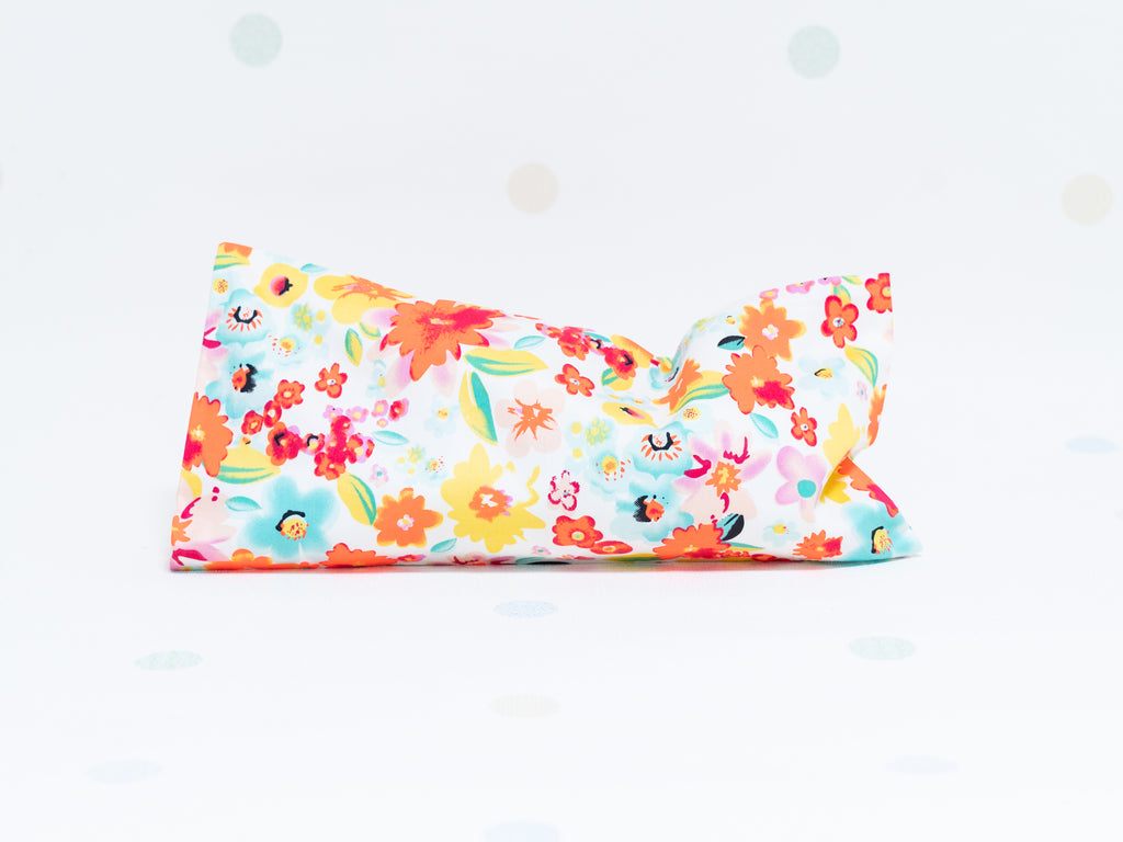 Beansprout Husk Pillow - Poppy Blooms