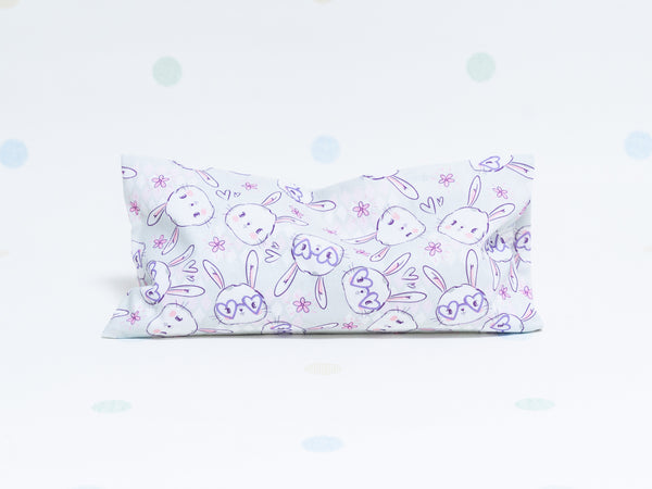 Beansprout Husk Pillow - Sweetheart Bunnies (Traveller)