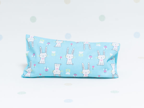 (BACKORDER) Beansprout Husk Pillow - Mint Bunnies