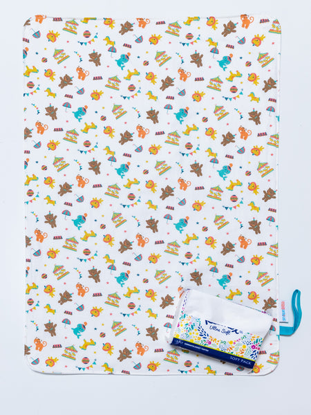 Waterproof Changing Mat - Funfair Carnival