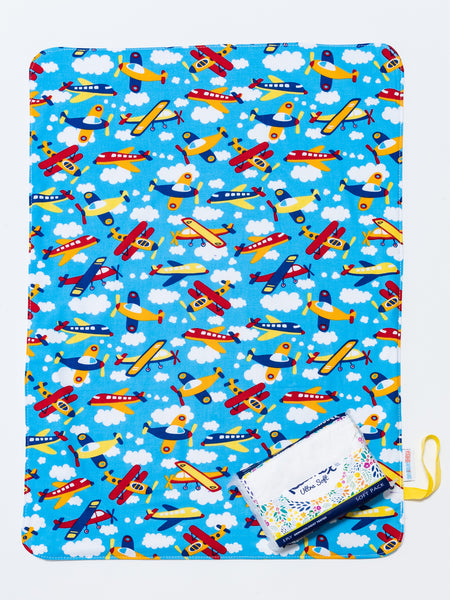 Waterproof Changing Mat - Aeroplanes Allover
