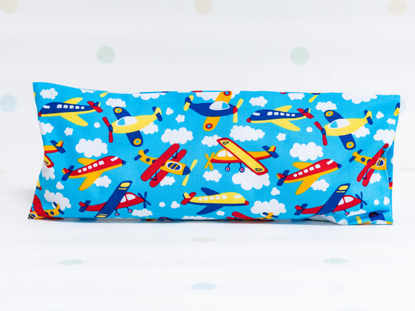 Beansprout Husk Pillow - Aeroplanes Allover