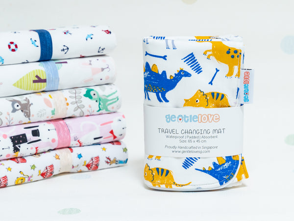 Waterproof Changing Mat - Dinosauria