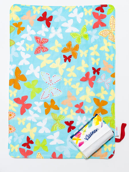 Waterproof Changing Mat - Butterflies (Large)